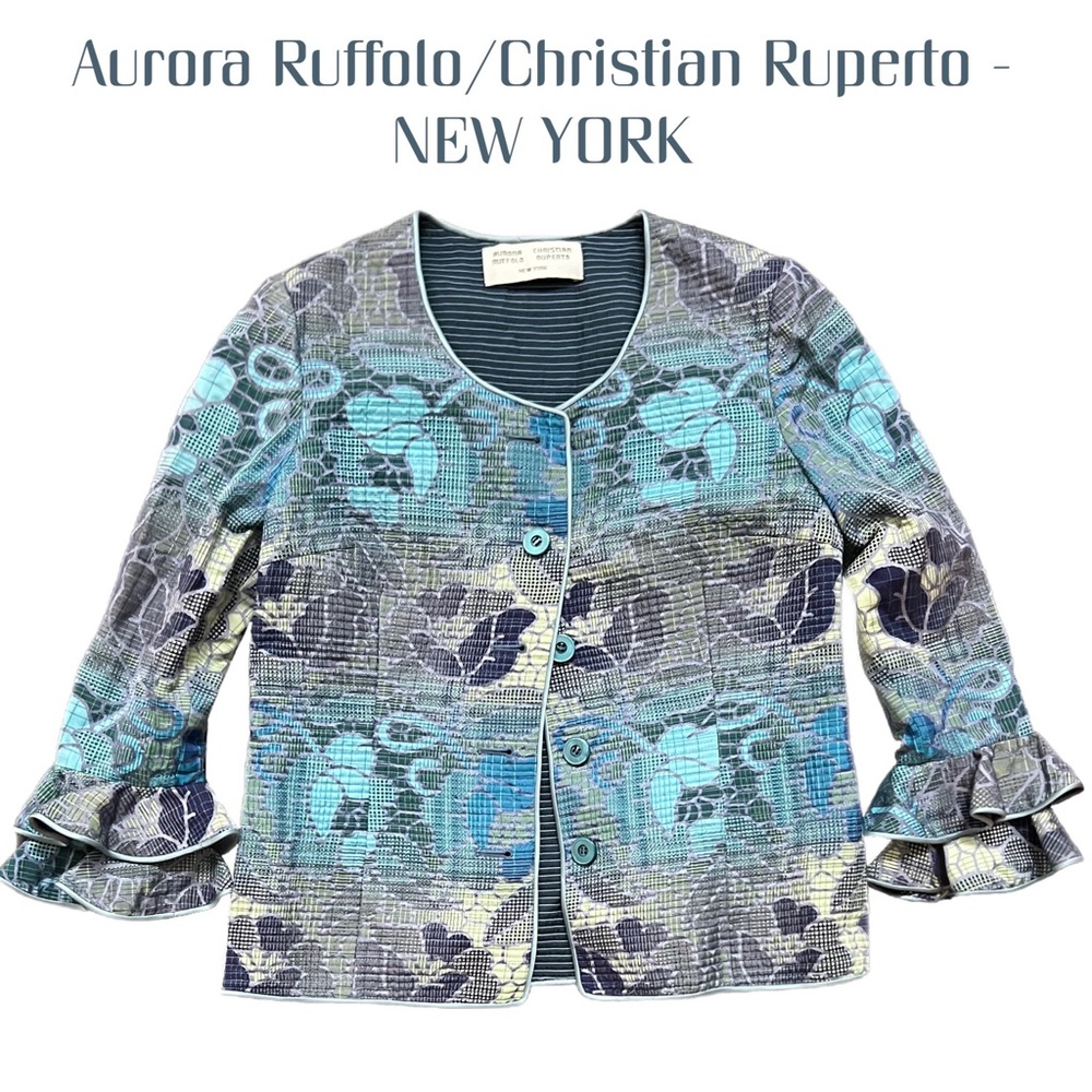 Aurora Ruffolo/Christian Ruperto - NEW YORK Vintage Jacket with Ruffled Sleeves